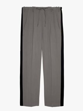 ZARA X STEFANO PILATI Wool Blend Matching Pants Unisex Medium Side Stripe